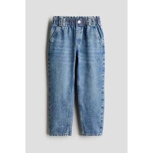 H&M &denim Girls Relaxed Paperbag JEANS Size 5/6